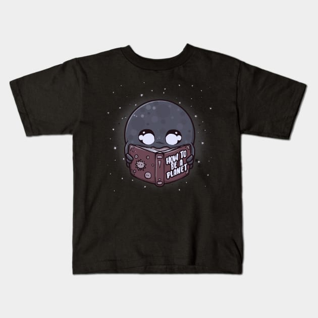 Be A Planet Kids T-Shirt by xMorfina